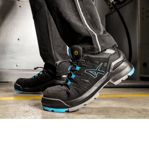 Albatros Fastpack Siyah/Mavi Low S1PL ESD İş Güvenliği Ayakkabısı