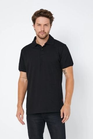 Siyah Polo Yaka Tshirt