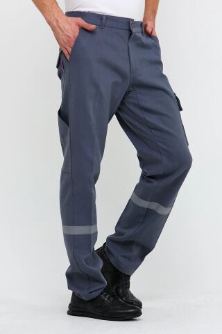 7/7 Gri İş Pantolon