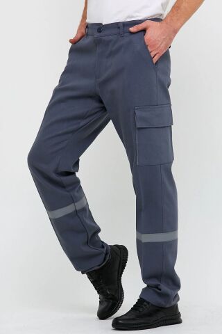 7/7 Gri İş Pantolon