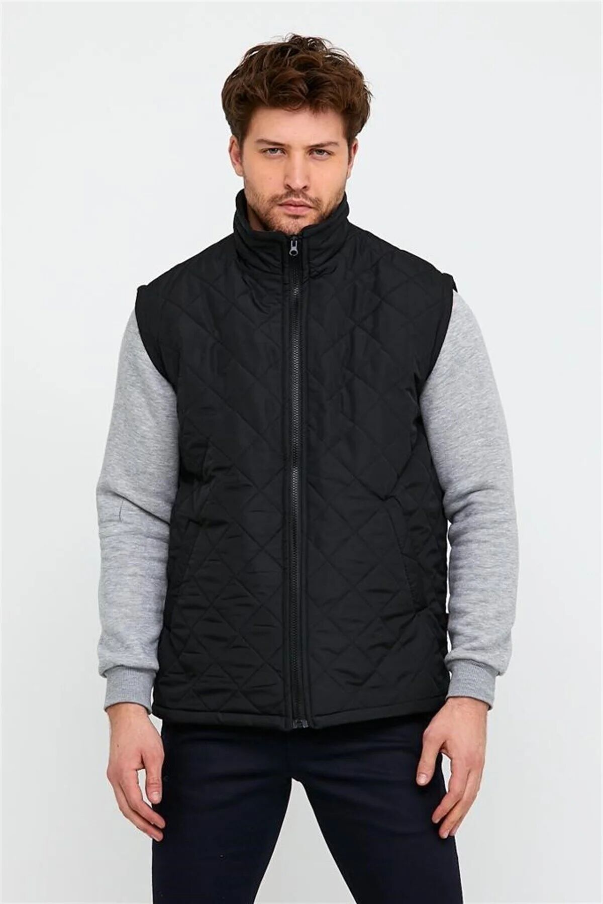 Kapitone Yelek Siyah