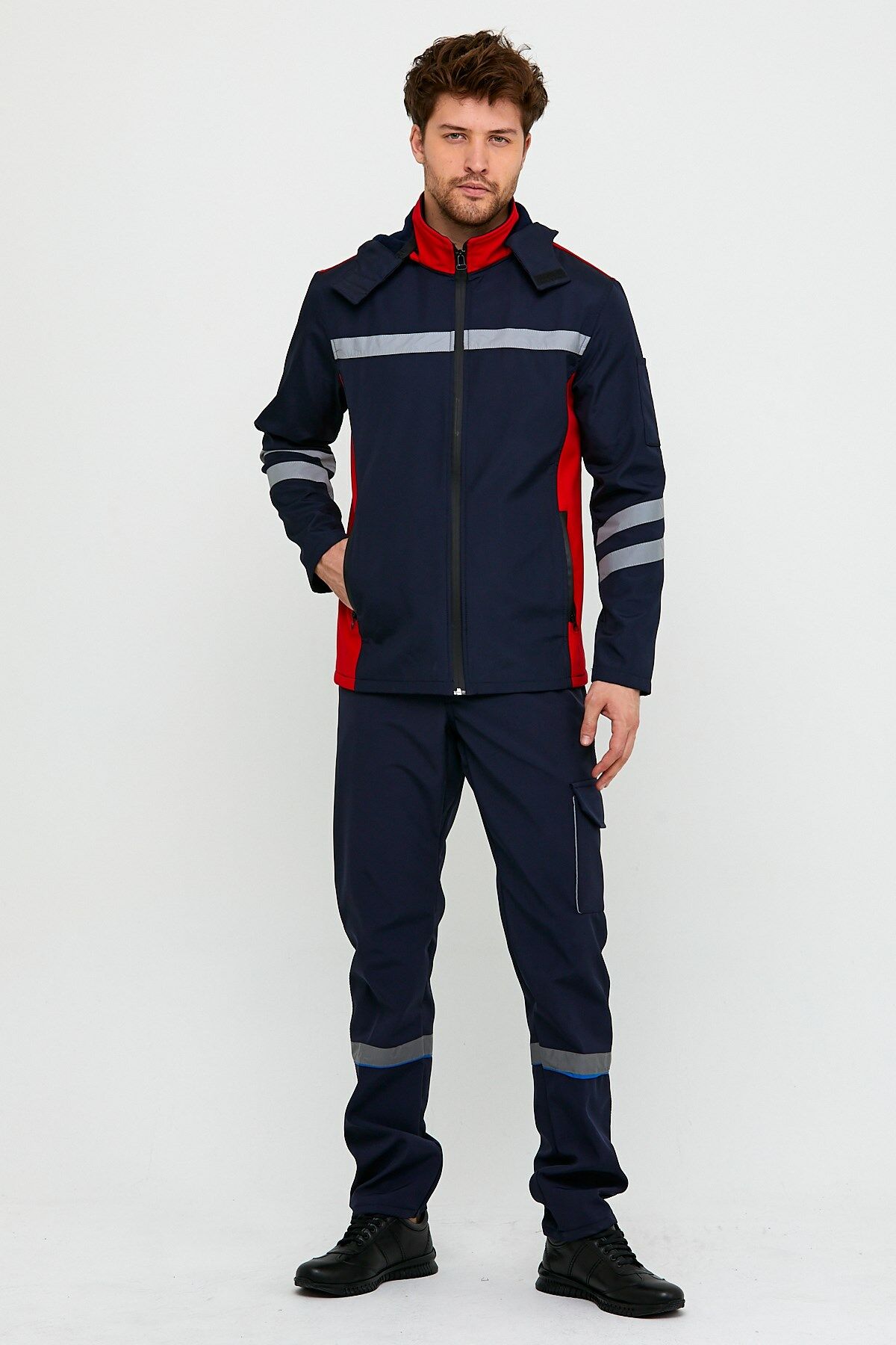 Lacivert Softshell Mont