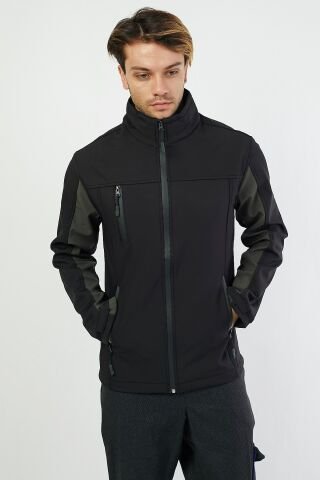 Siyah-Haki Shoftshell Mont