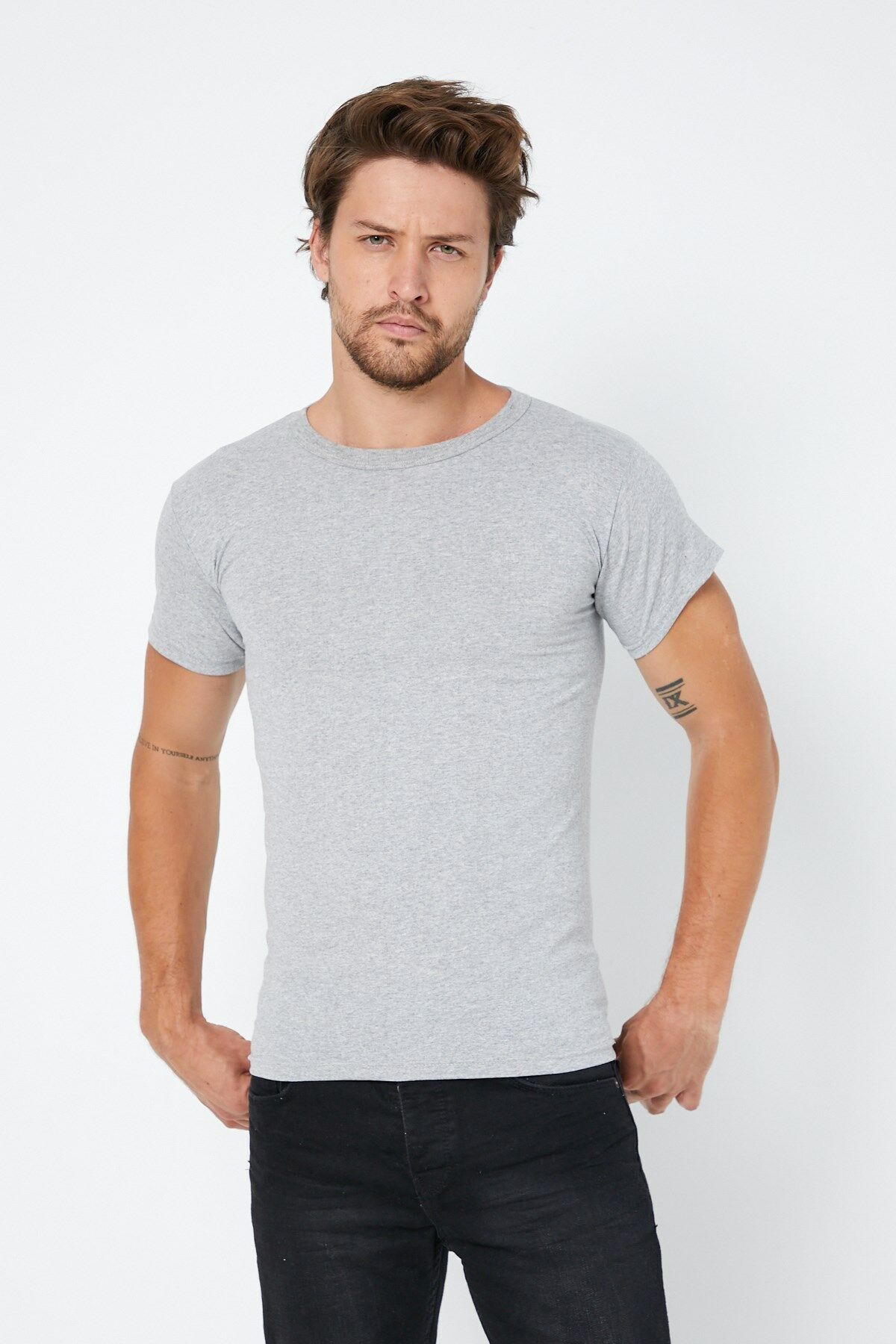 Süprem Gri T-shirt