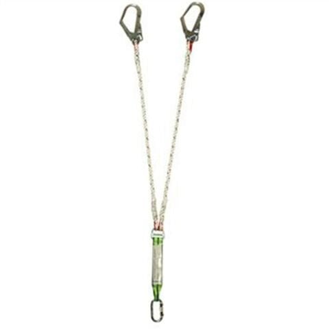 EKS 208-3 1.20Metre Şok Emicili Çift Bacaklı Örme  Lanyard